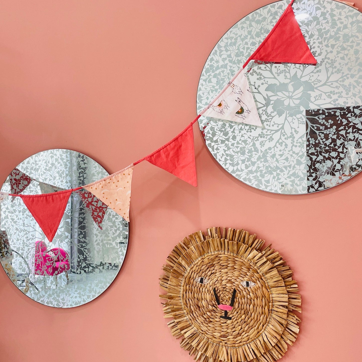 My adorable bunting : double side pendant banner
