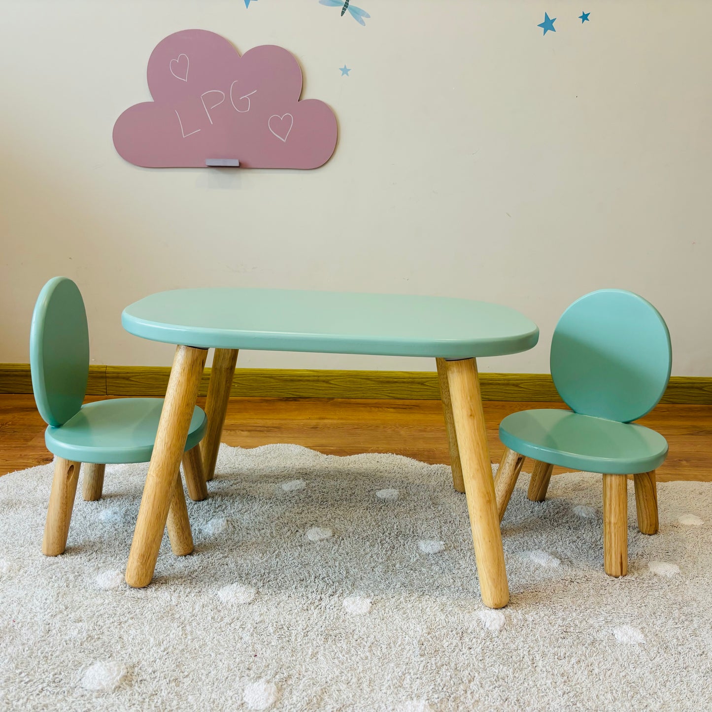 Bubble Set : My first table and chairs